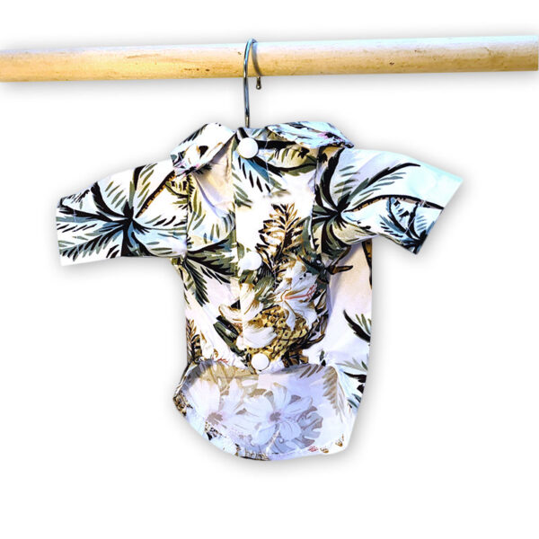 Camisa Guayabera para perro Palmera