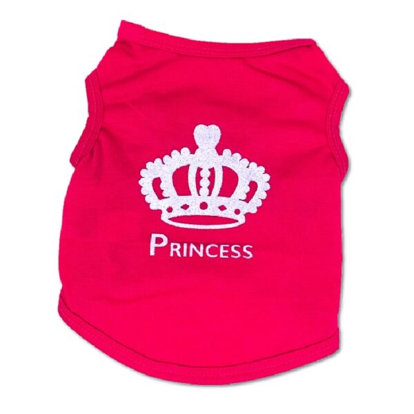 polera para perros y gatos princess