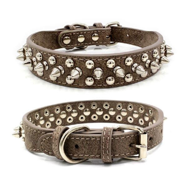 collar-perro-tachas-gris