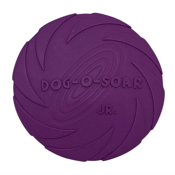 freesbee para perros color morado