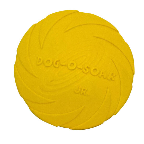 freesbee para perros color amarillo
