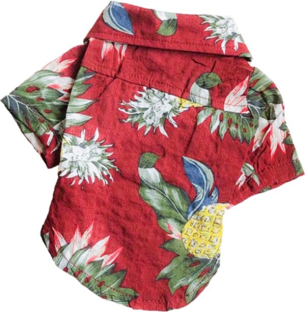 guayabera para perros diseño tropical