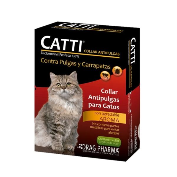 Catti collar antiparacitario externo para gatos