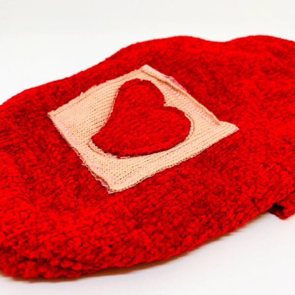 sweter corazon para perros y gatos