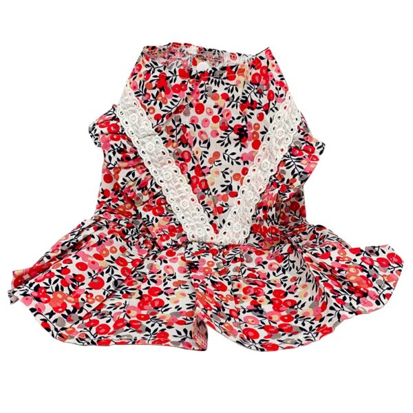 vestido para mascotas perritas o gatas color rojo