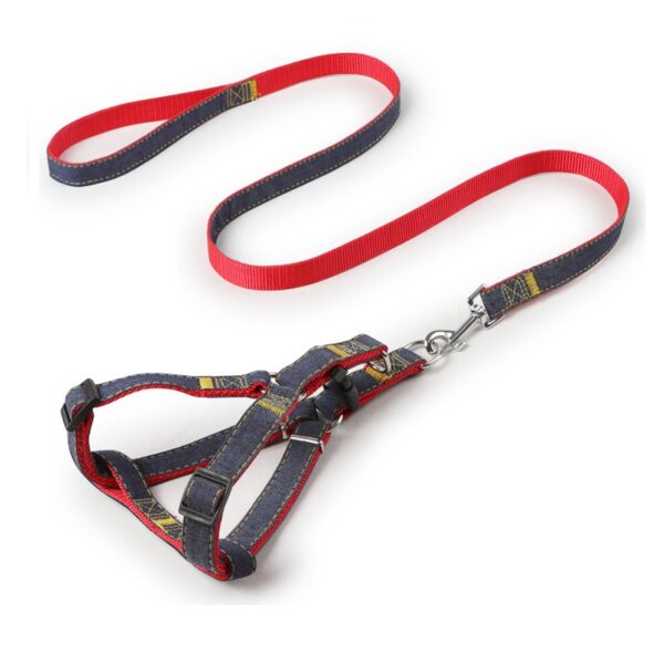 Arnes Colors con correa para Perros rojo