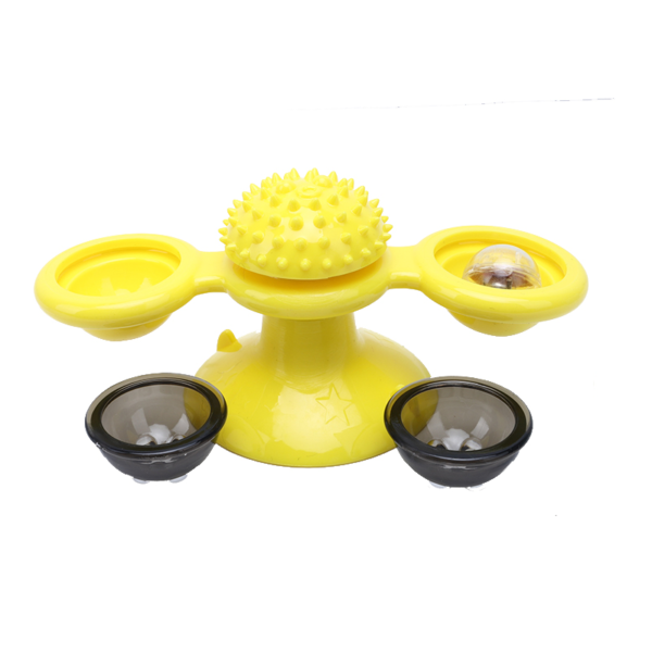 Molino rascador interactivo para gatos, con bolitas de hierba Gatera - Imagen 4