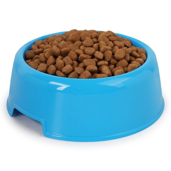 Plato Melamina pequeño para mascotas celeste