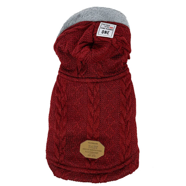 Chaleco forrado en polar para Perros y Gatos - Burdeo