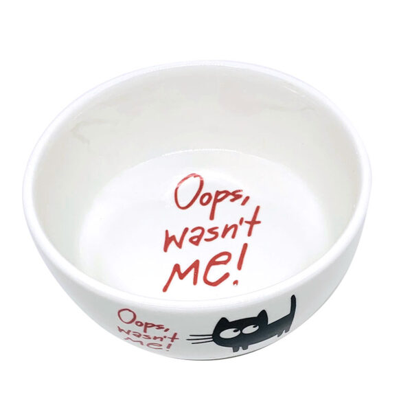 Plato para Gatos Ceramica OOPS - Imagen 5