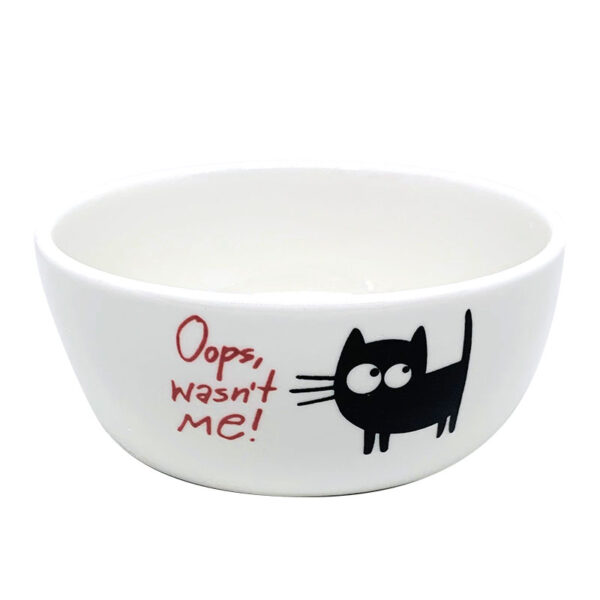 Plato para Gatos Ceramica OOPS - Imagen 2