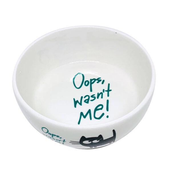Plato para Gatos Ceramica OOPS - Imagen 3