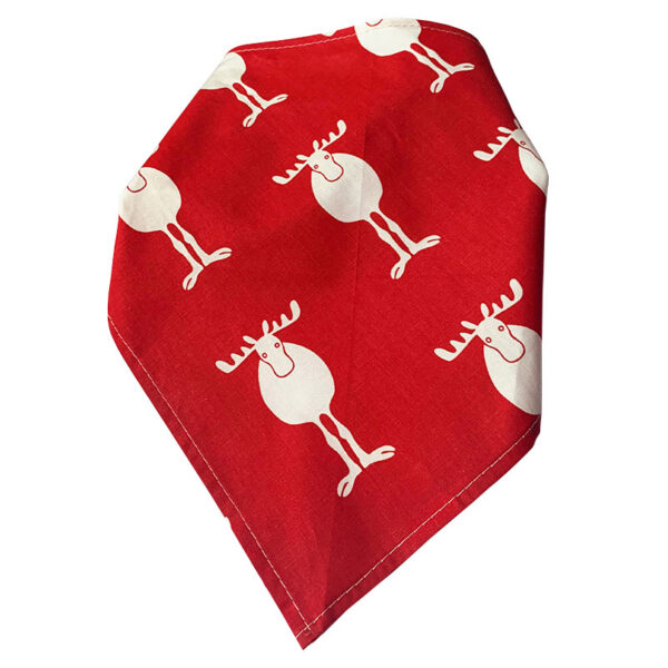 bandana de navidad roja para perro y gato