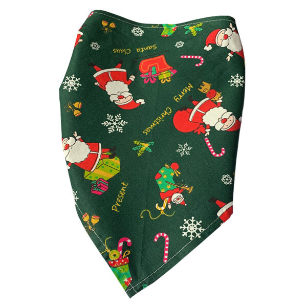 Bandana de navidad para perro o gato color verde