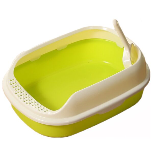 Bandeja Sanitaria para gatos, borde desmontable - Verde
