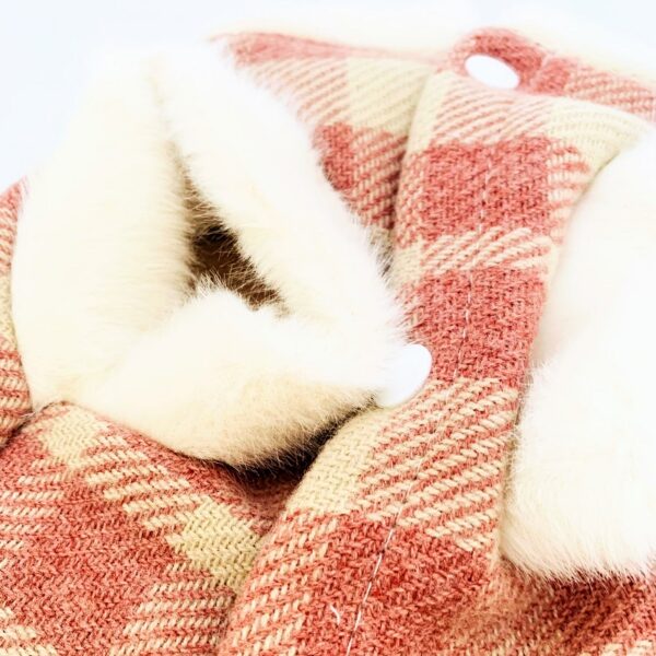 detalles de ecopiel chaqueta para perro