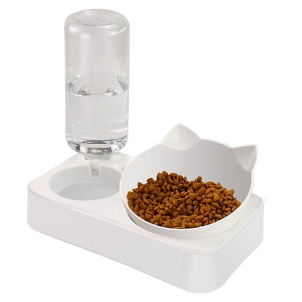Comedero y Dispensador de agua para gatos y perros pequeños - S