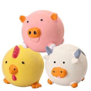 pelotas con figuras de animales para perros