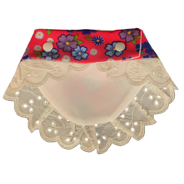 bandana traje de huasa para perros por el reves